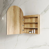 Otti Archie LED Shaving Cabinet 900x600mm Premium Edition Woodland Oak LED-ARSV9060WL-VP