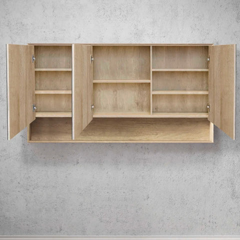 Otti Byron Shaving Cabinet 1500x800mm Natural Oak BYSV1500N