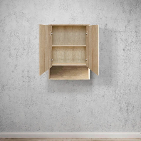 Otti Byron Shaving Cabinet 600x800mm Natural Oak BYSV600N