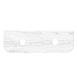 Otti Noosa Wall Hung Vanity 900mm Satin White w/ Natural Carrara Marble Top NS900WSTUD-NCA