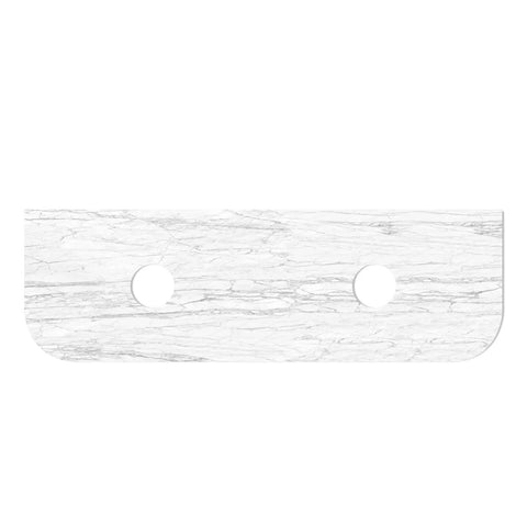 Otti Byron Wall Hung Vanity 750mm Black Oak w/ Natural Carrara Marble Top BY750BSTUD-NCA