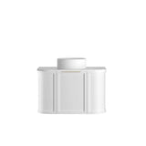 Otti Hampshire Wall Hung Curve Vanity 750mm Satin White w/ Cloudy Carrara Top BOH750WST-CA