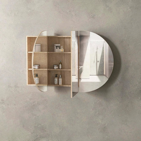 Otti Bondi Shaving Cabinet 1500x900mm Natural Oak BOSV1590N