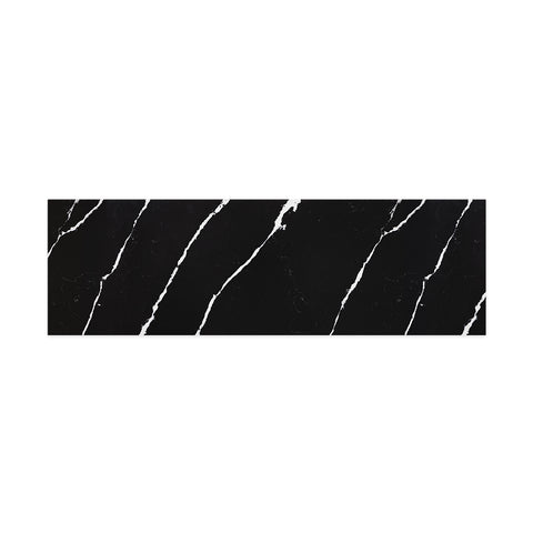 Fienza Nero Vena 1500mm Stone Top (No Taphole) Silica Free 509-105-SF