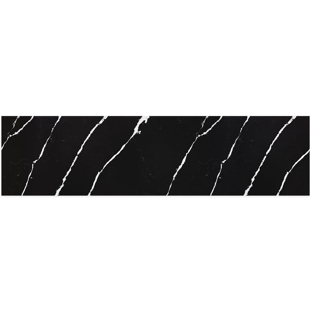 Fienza Nero Vena 1800mm Stone Top (No Taphole) Silica Free 509-106-SF