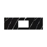 Fienza Nero Vena 1500mm Stone Top w/ Undermount Basin Hole (No Taphole) Silica Free 509-145-SF