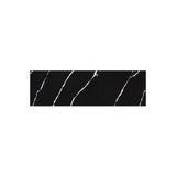 Fienza Nero Vena 1500mm Ensuite Size Stone Top (No Taphole) Silica Free 509-154-SF