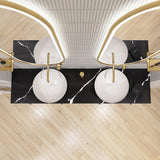 Fienza Nero Vena 900mm Stone Top (No Taphole) Silica Free 509-103-SF