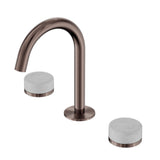 Nero Serenity Basin Set Arc Spout w/ Carrara Handle Brushed Bronze 24D011BZ
