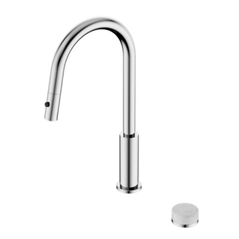 Nero Serenity Progressive Pull Out kitchen Set w/ Carrara Handle Chrome 24E055CH