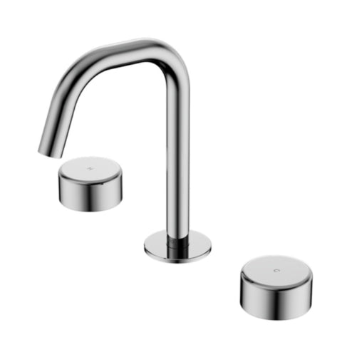 Nero Serenity Basin Set Edge Spout w/ Metal Handle Chrome 24D028CH
