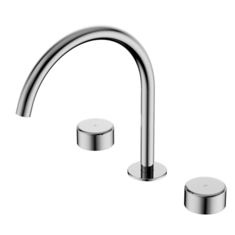 Nero Serenity Bath/Kitchen Set Arc Spout w/ Metal Handle Chrome 24D022CH