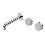 Nero Serenity Wall Basin Set 160mm Offset Spout w/ Carrara Handle Chrome 24D053CH