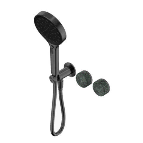 Nero Serenity Progressive Shower System w/ Verde Alpi Handle And Serenity Hand Shower Gunmetal 24E026GM