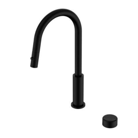 Nero Serenity Progressive Pull Out kitchen Set w/ Marquina Black Handle Matte Black 24E137MB