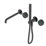 Nero Serenity Progressive Shower System w/ Spout w/ Verde Alpi Handle And Slim Shower Gunmetal 24E008GM