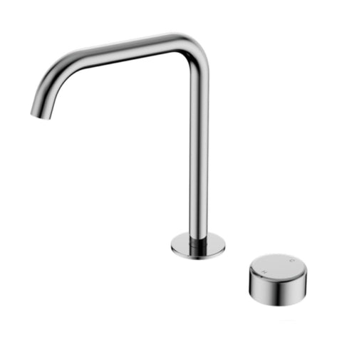 Nero Serenity Progressive Bath/Kitchen Mixer Edge Spout w/ Metal Handle Chrome 24E054CH