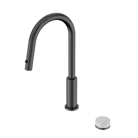 Nero Serenity Progressive Pull Out kitchen Set w/ Carrara Handle Gunmetal 24E055GM