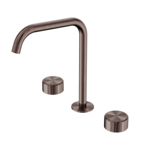 Nero Serenity Bath/Kitchen Set Edge Spout w/ Metal Handle Brushed Bronze 24D034BZ