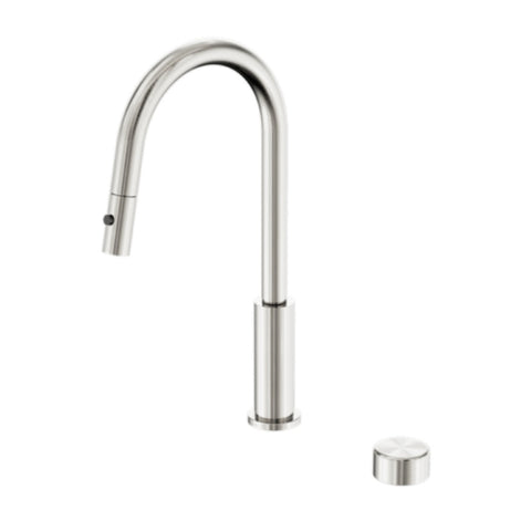 Nero Serenity Progressive Pull Out kitchen Set w/ Metal Handle Brushed Nickel 24E060BN