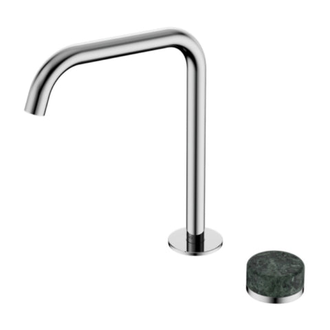 Nero Serenity Progressive Bath/Kitchen Mixer Edge Spout w/ Verde Alpi Handle Chrome 24E050CH