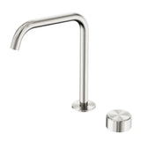 Nero Serenity Progressive Bath/Kitchen Mixer Edge Spout w/ Metal Handle Brushed Nickel 24E054BN