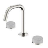 Nero Serenity Basin Set Edge Spout w/ Carrara Handle Brushed Nickel 24D023BN