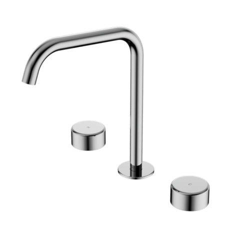 Nero Serenity Bath/Kitchen Set Edge Spout w/ Metal Handle Chrome 24D034CH