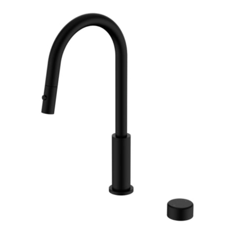 Nero Serenity Progressive Pull Out kitchen Set w/ Metal Handle Matte Black 24E060MB