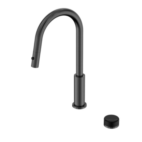Nero Serenity Progressive Pull Out kitchen Set w/ Marquina Black Handle Gunmetal 24E137GM
