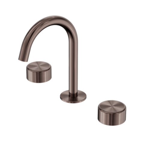 Nero Serenity Basin Set Arc Spout w/ Metal Handle Brushed Bronze 24D016BZ