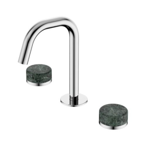 Nero Serenity Basin Set Edge Spout w/ Verde Alpi Handle Chrome 24D024CH