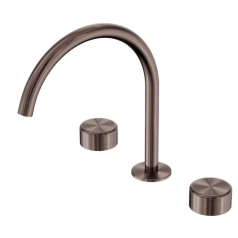 Nero Serenity Bath/Kitchen Set Arc Spout w/ Metal Handle Brushed Bronze 24D022BZ
