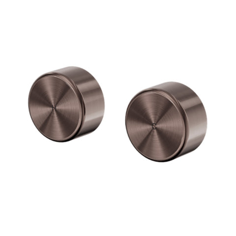 Nero Serenity Wall Top Assembly w/ Metal Handle Brushed Bronze 24D010BZ