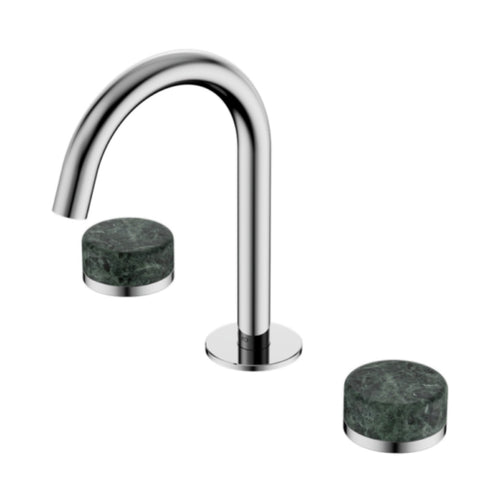 Nero Serenity Basin Set Arc Spout w/ Verde Alpi Handle Chrome 24D012CH