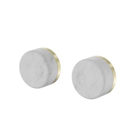 Nero Serenity Wall Top Assembly w/ Carrara Handle Brushed Gold 24D005BG