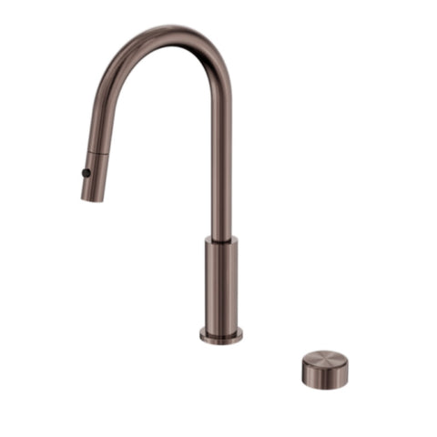 Nero Serenity Progressive Pull Out kitchen Set w/ Metal Handle Brushed Bronze 24E060BZ