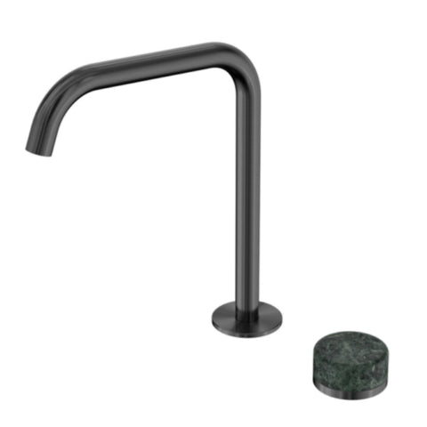 Nero Serenity Progressive Bath/Kitchen Mixer Edge Spout w/ Verde Alpi Handle Gunmetal 24E050GM