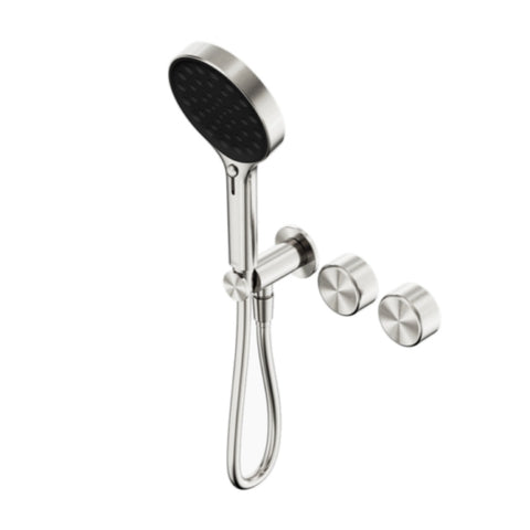 Nero Serenity Progressive Shower System w/ Metal Handle And Serenity Hand Shower Brushed Nickel 24E030BN