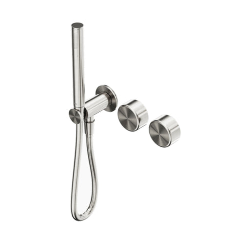 Nero Serenity Progressive Shower System w/ Metal Handle And Slim Shower Brushed Nickel 24E024BN