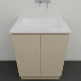 Timberline Nevada Vanity 600mm Centre Bowl Alpha Top Floor standing Prime Oak NEVV600CAPHF-PO