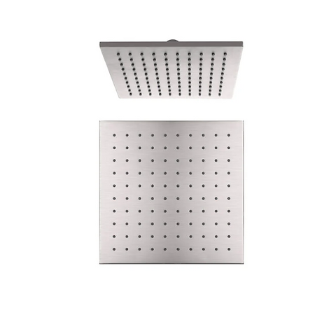 Amelie Royale Square Shower Head 250mm Brass Brushed Nickel BDOROB1003BN
