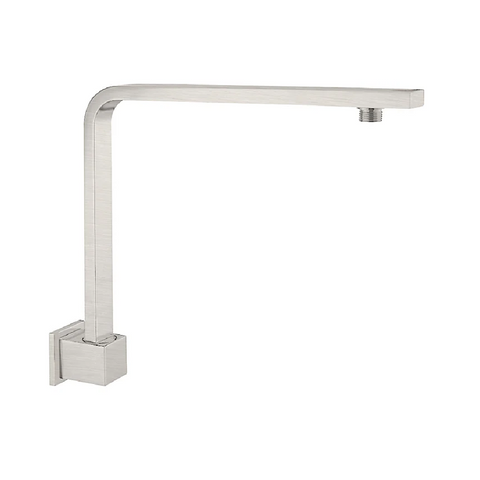 Amelie Royale Square Swivel Overhead Shower Arm 330mm Brushed Nickel BDO505BN