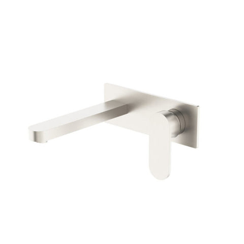 Amelie Royale Paddle Wall Basin/Bath Mixer 187mm Spout (Trim Kit Only) Brushed Nickel BDO301310ATBN