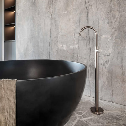 Amelie Royale Freestanding Bath Mixer Brushed Nickel BDO210903A01BN