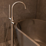 Amelie Royale Freestanding Mixer Hand Shower Brushed Nickel BDO210903ABN