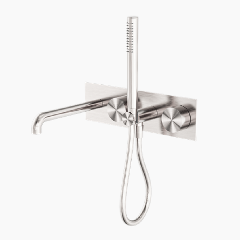 Nero Kara Progressive Shower System 250mm Trim Kits Only Brushed Nickel NR271903A250TBN