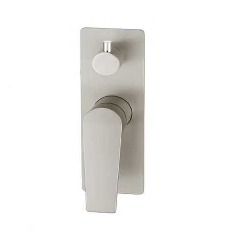 Otti Zevio Wall Diverter Mixer Brushed Nickel Z13DSMBN