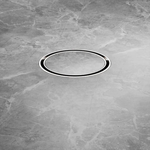 Nero 130mm Round Floor Waste 80mm Outlet Brushed Nickel NRFW004BN