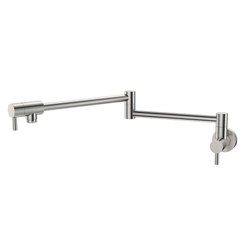 Fienza Kaya Pot Filler Brushed Nickel 228120BN